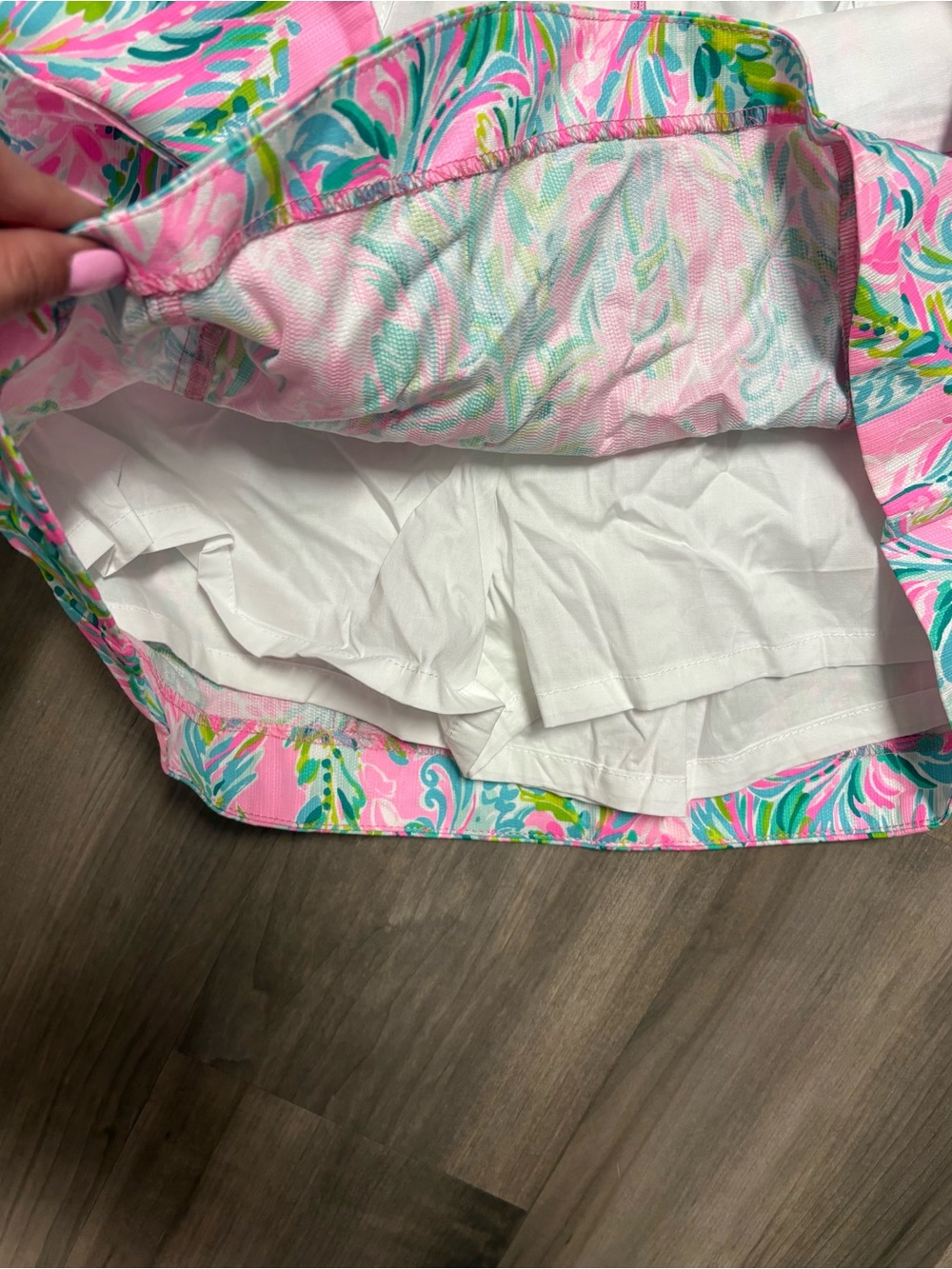 NWT Lilly Pulitzer- skort size 10 in unicorn of the sea - Picture 3 of 3